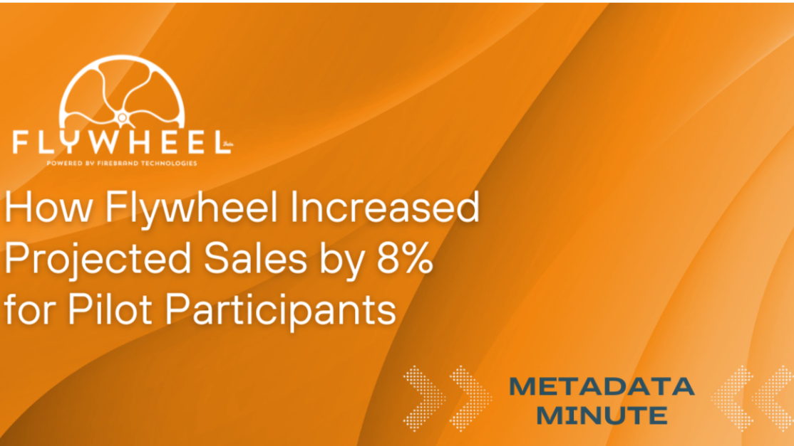 Metadata Minute (Issue #4): How Flywheel Increased Projected Sales by 8% for Pilot Participants